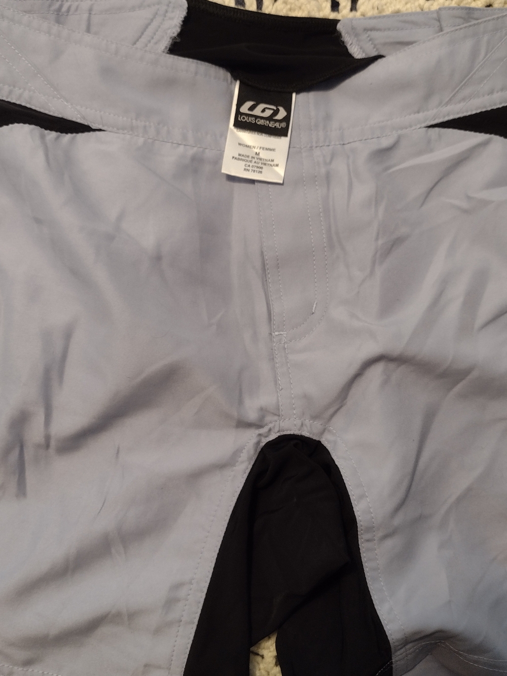 Louis Garneau Women's Light Gray Bike Shorts